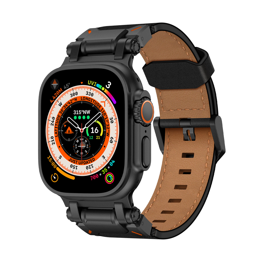 Robot Leather Band For Apple Watch 49&46&45&44&42mm